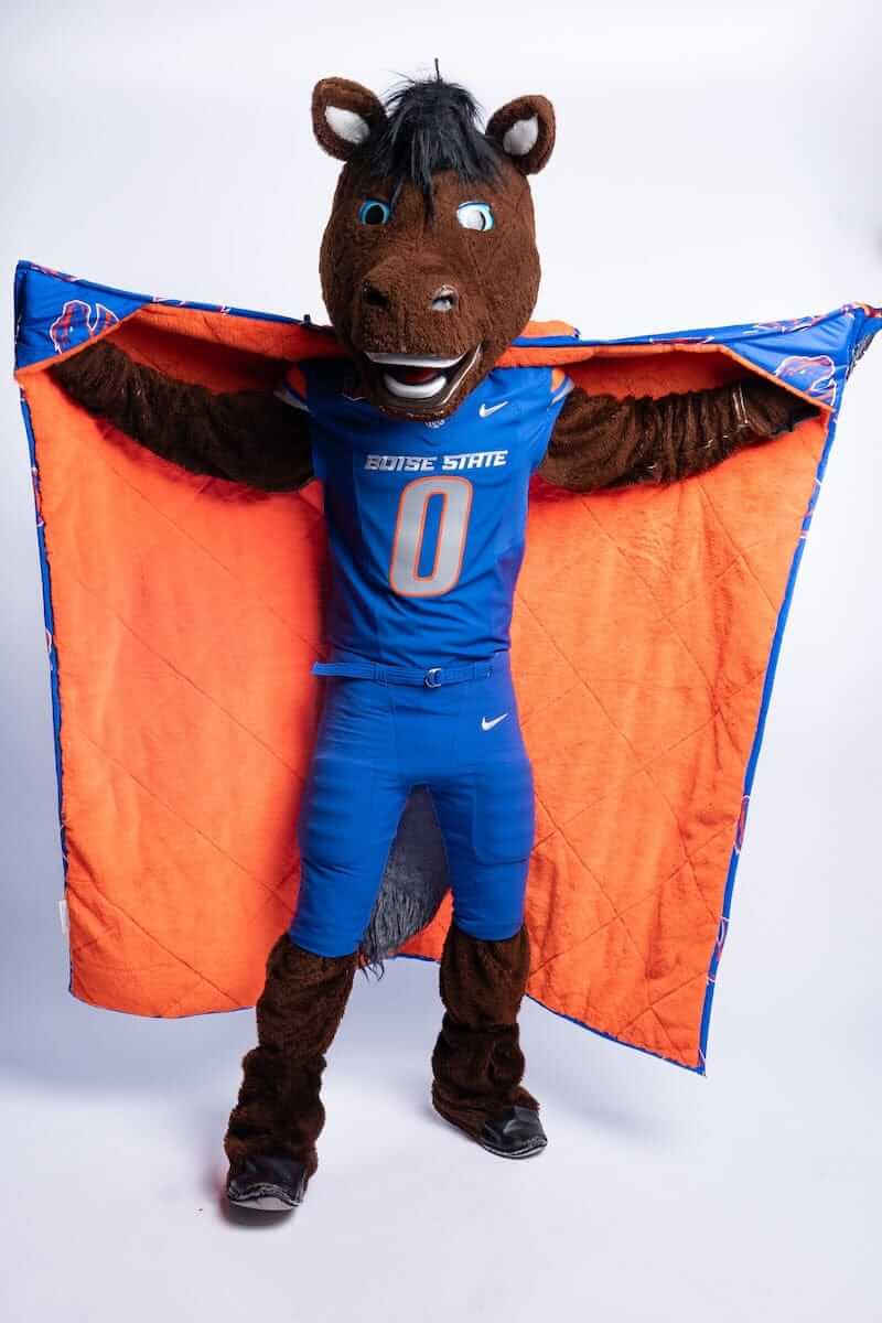 Boise State Broncos Hooded Stadium Everywhere Blanket - Image 2