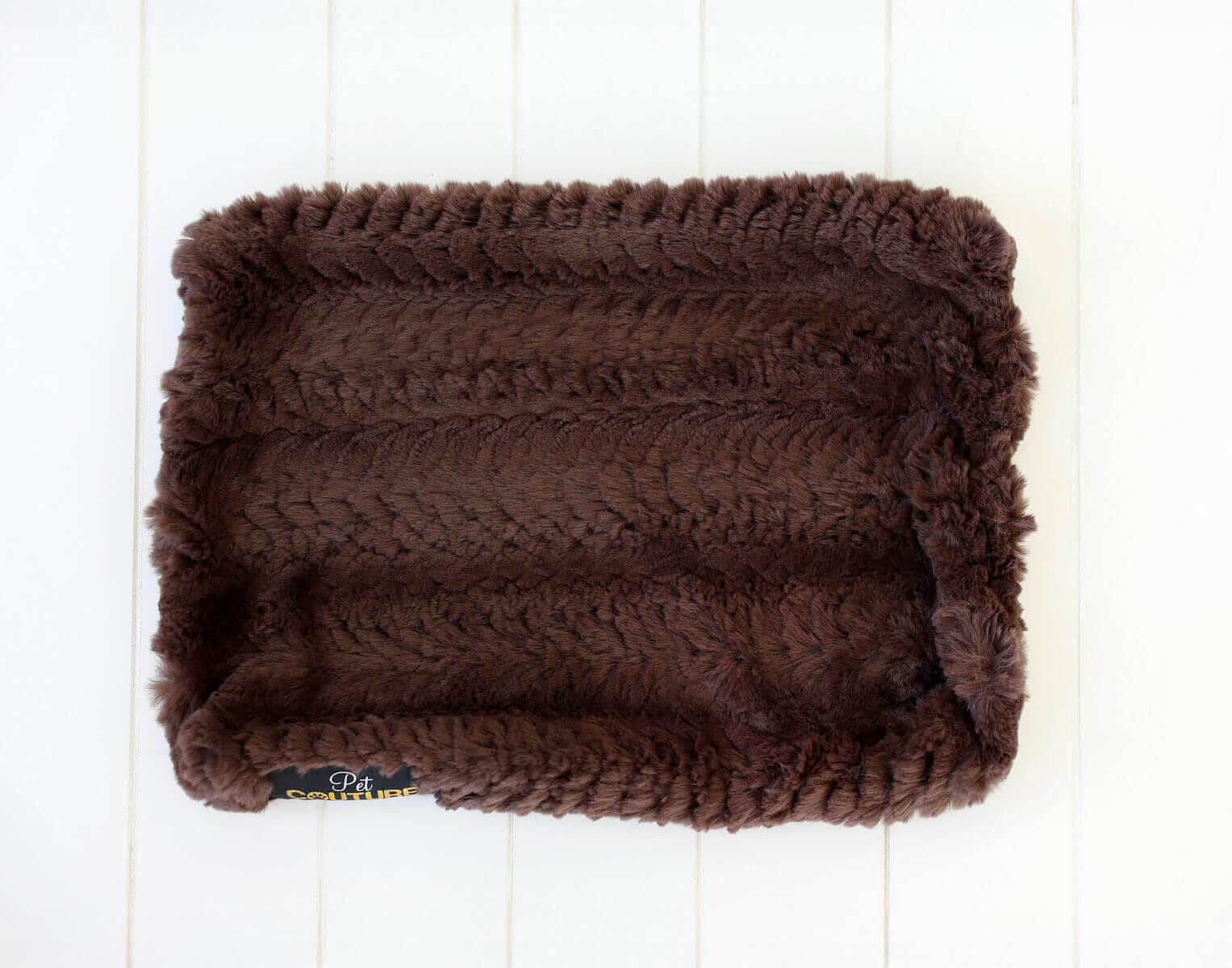 Brown Plume Pet Crate Pad COVER ONLY - Image 3