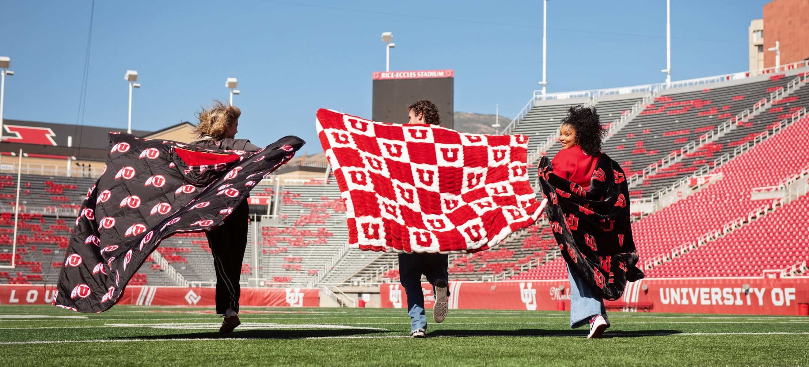 University of Utah Utes Hooded Stadium Everywhere Blanket - Image 4