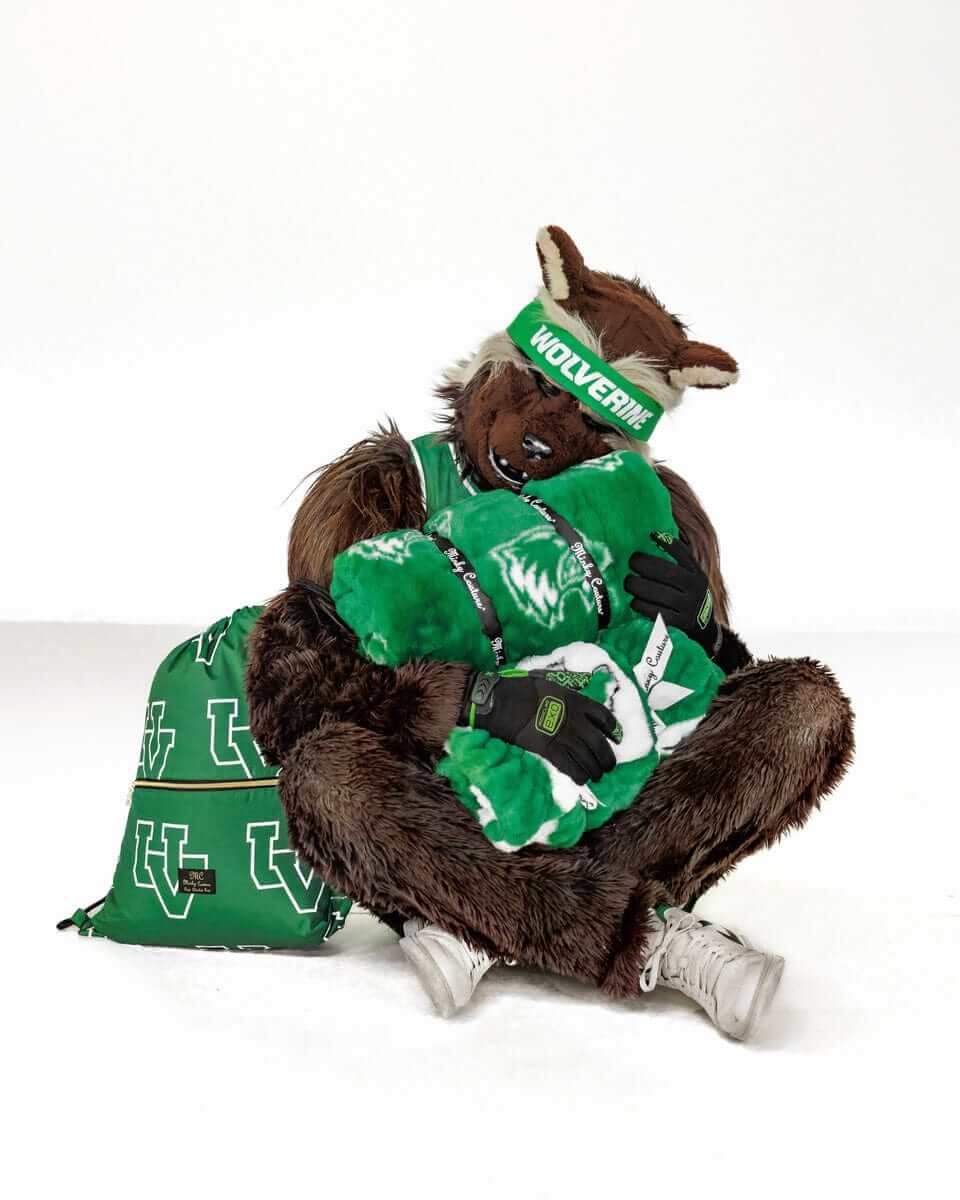 Utah Valley Wolverines  Hooded Stadium Everywhere Blanket - Image 4