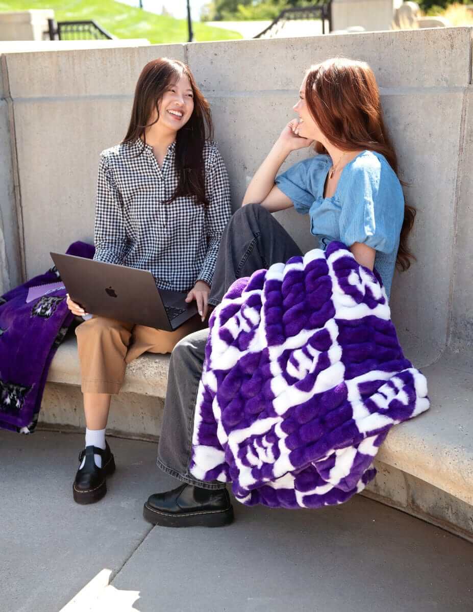 Weber State Wildcats Blanket - Hugs - Image 3