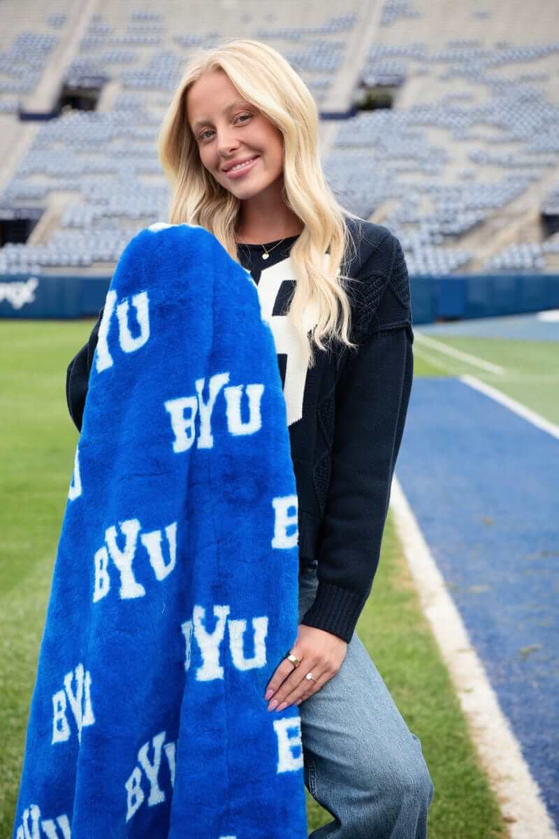 BYU Cougars Blanket - Lush - Image 3