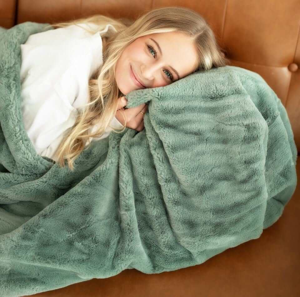 Lush Midnight Mist Blanket - Image 5