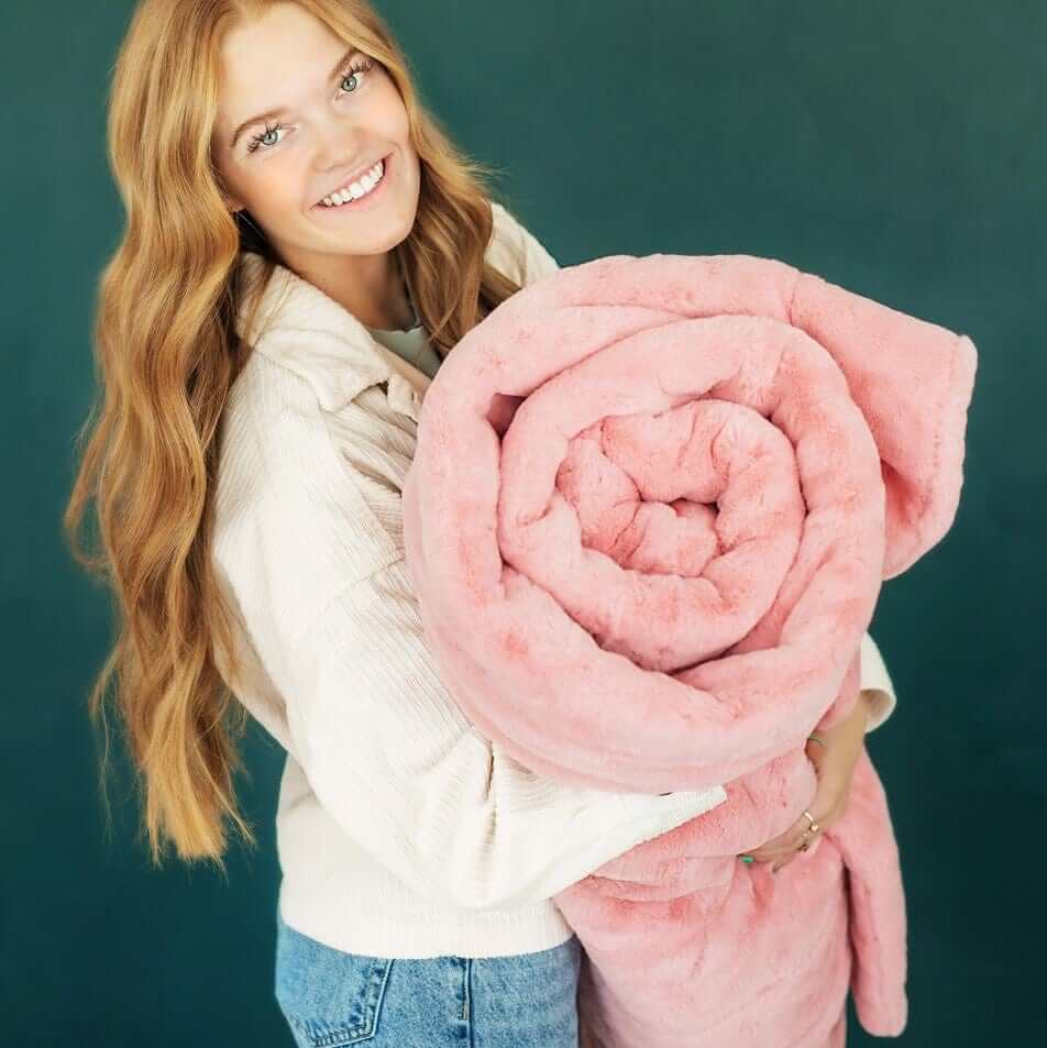 Lush Pretty Pink Blanket - Image 3