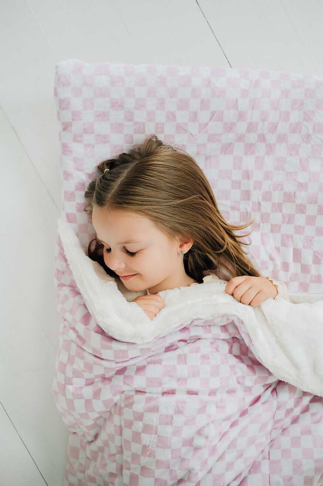 Sleeping Bag - Pink Check - Image 4