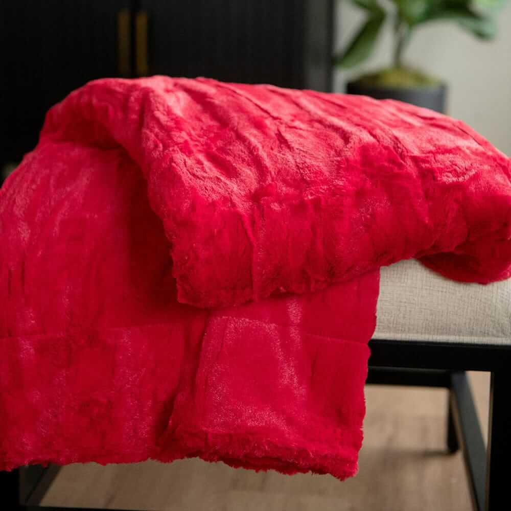 Sorbet Red Blanket - Image 5