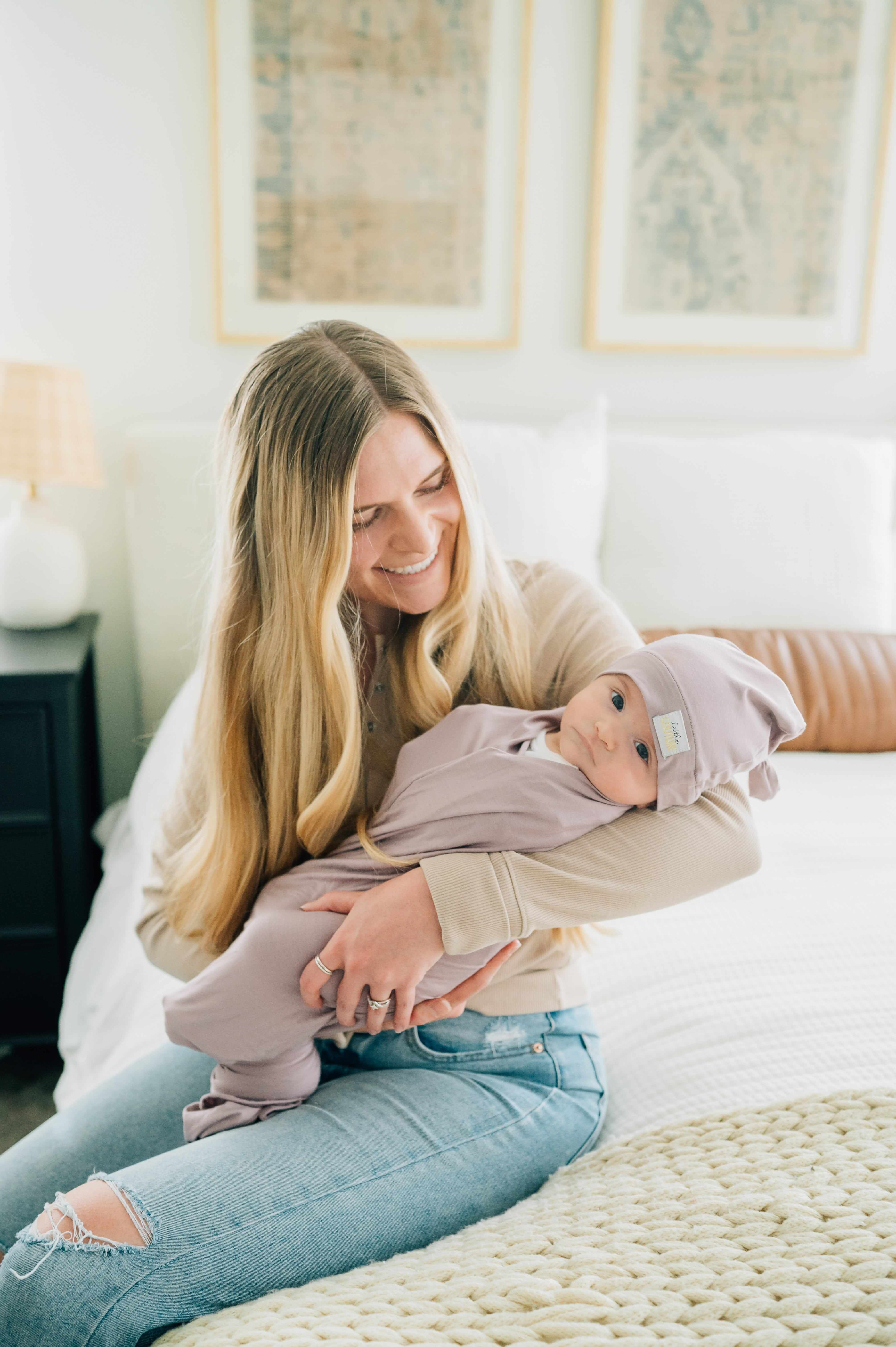 Swaddle and Hat - Blueberry Cheesecake - Image 7