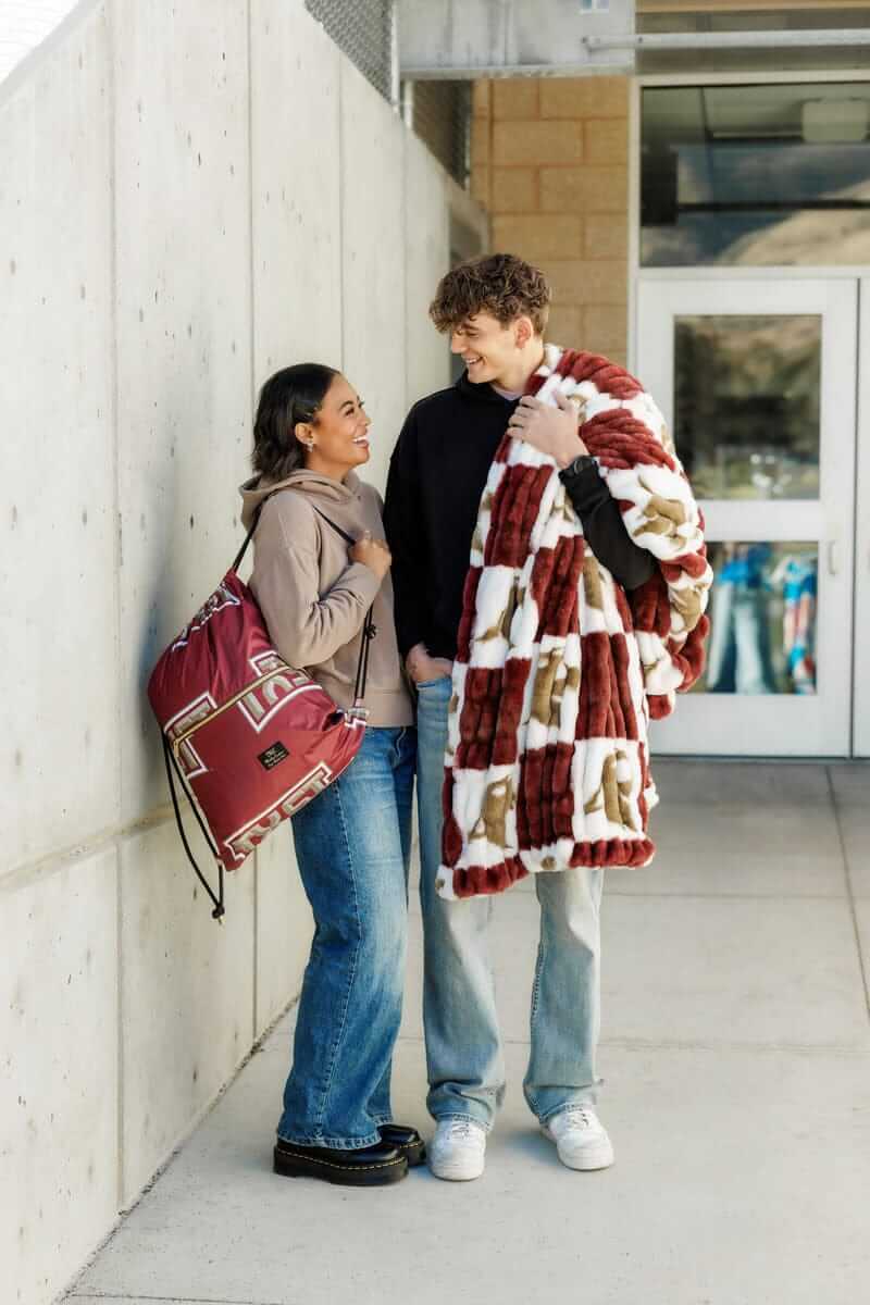 Texas State Bobcats Hooded Stadium Everywhere Blanket - Image 3